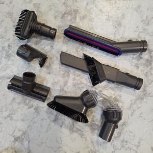 Dyson Home Cleaning Kit Accessories 6 Piece Multi Angle Stiff Brush Soft Dusting
